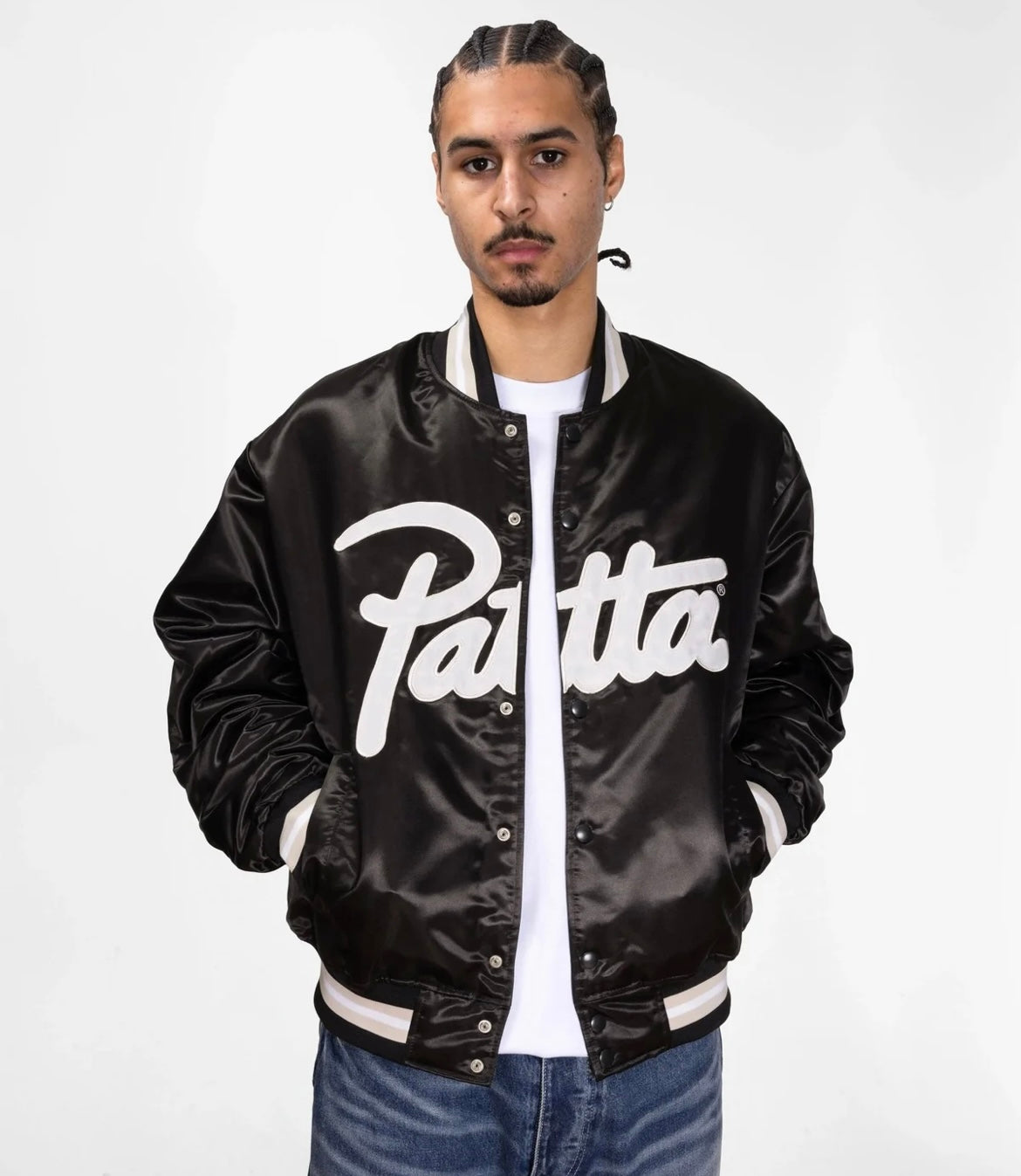 Patta Satin Varsity Jacket