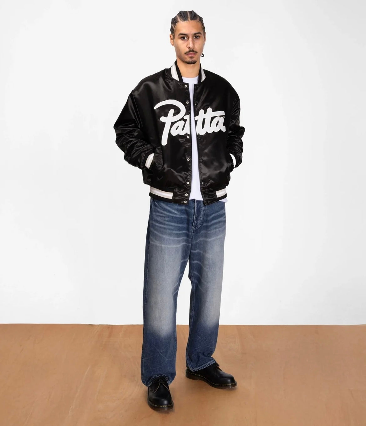 Patta Satin Varsity Jacket